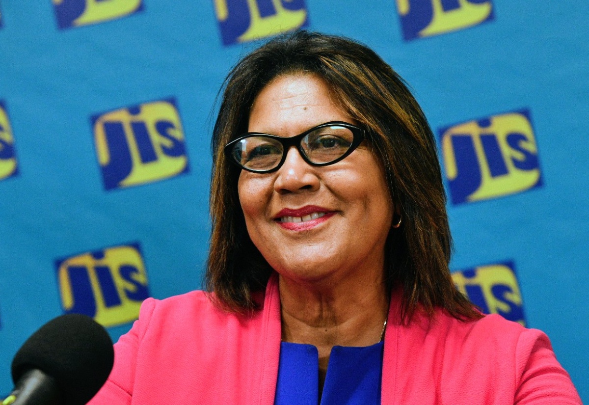 Executive Director of the Jamaica Intellectual Property Office (JIPO), Lilyclaire Bellamy, outlines the activities marking World Intellectual Property (IP) Day and JIPO’s IP Week 2026 during a Jamaica Information Service (JIS) Think Tank held on Monday (April 20).