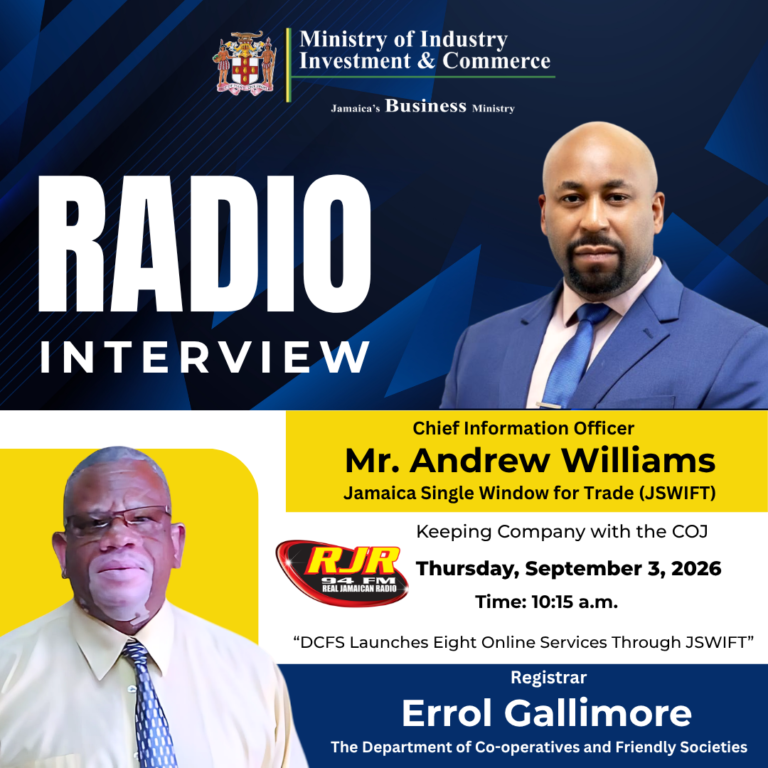 RJR Radio Interview – Mr. Andrew Williams (Chief Information Officer – JSWIFT)